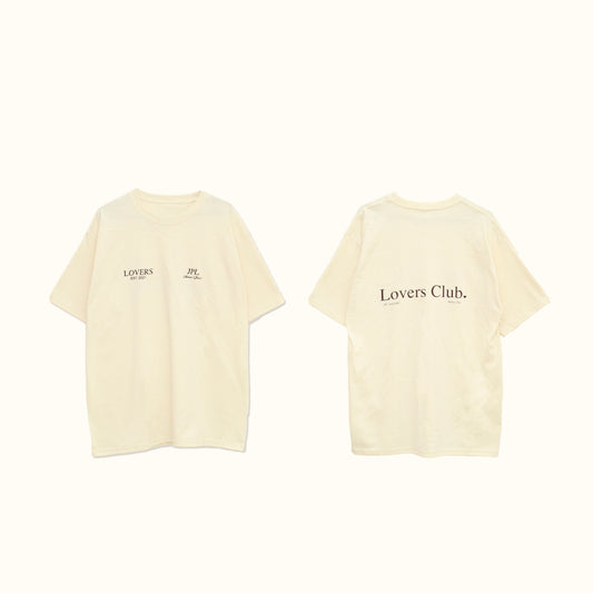 Playera Lovers club Beige